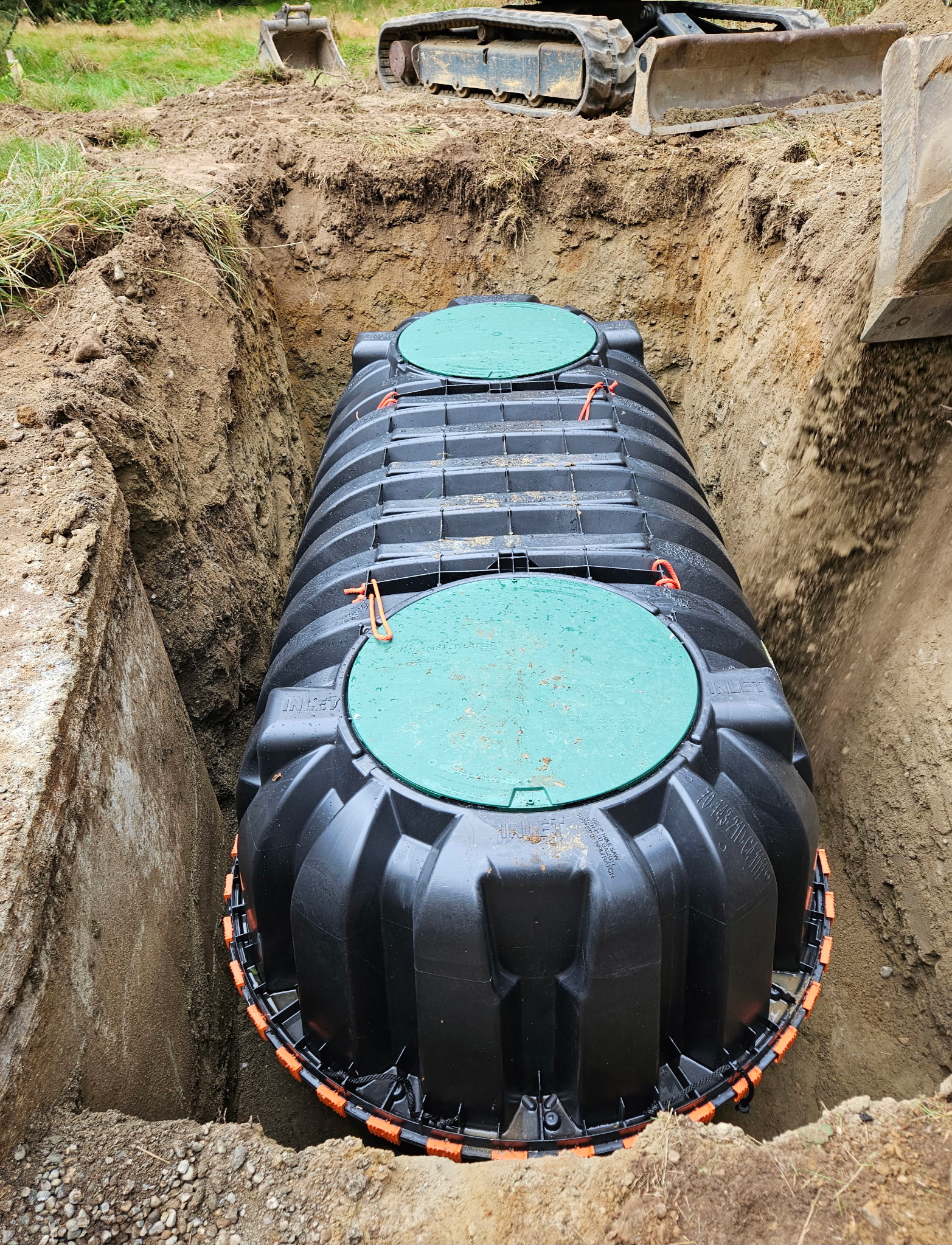 Septic system installation